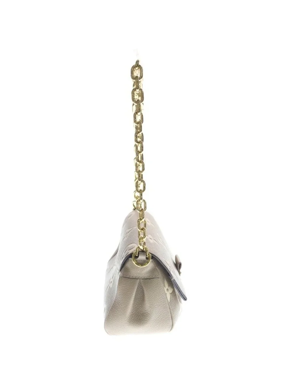 Louis Vuitton Monogram Empreinte Favorite Shoulder Bag Chain Tourtorail Cream